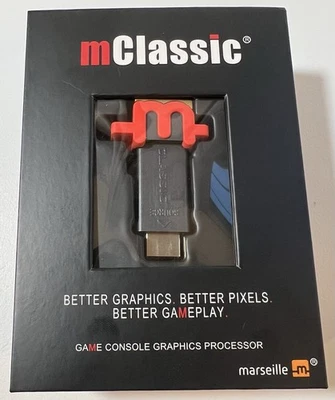 Marseille Classic mClassic Game Console Graphics Upscaler Mint Complete  - Image 1 of 4