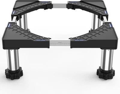 Base Lavatrice per Frigorifero Zoccolo Lavatrice Regolabile per Asciugatrice E C - Immagine 1 di 4