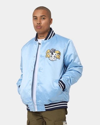 Chaqueta de satén de peso pesado Mitchell and Ness University of North Carolina Tar Heels Foto 1 de 4