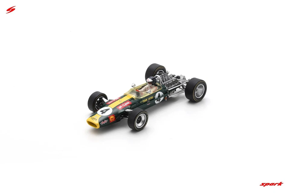 SPARK 1/43 - LOTUS 49 - WINNER SOUTH AFRICAN GP 1968 (J. CLARK) S6363