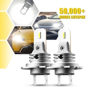 AUXITO LED Beam High/Low H7 Conversion Bulb Super Bright 6500K White CANBUS 2/4X - Picture 1 of 12