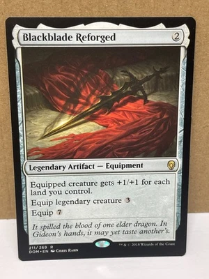 x1 Blackblade Reforged NM 211 DOM Dominaria MTG Magic The Gathering  - Image 1 of 4