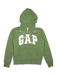 Gap Kids Girls Green Zip Up Hoodie 14 - Picture 1 of 2