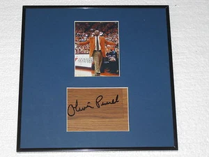 Oliver Purnell Signed Floorboard Framed Depaul Basketball COA - Picture 1 of 2