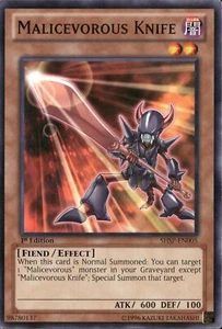 Yu-Gi-Oh! Malicevorous Knife SHSP-EN005 Common 1st Edition NM - Picture 1 of 1