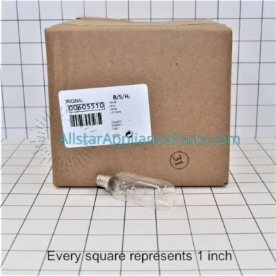 Bosch Range Vent Hood Light Bulb 00605510