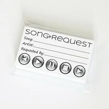 Karaoke Song Request Slips -1200 SLIP - 24HR POST - FREE NEXT DAY DELIVERY