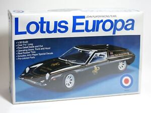 Entex 9168 Maßstab 1/20 1968 Lotus Europa John Player Racing Kunststoff Modellbausatz