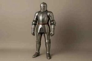 Medieval Knight Full Suit of Armor – 18 Gauge Steel Wearable Gothic Body Armor - Picture 1 of 8
