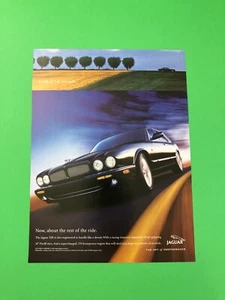 2000 2001 JAGUAR XJR XJ R ORIGINAL VINTAGE PRINT AD ADVERTISEMENT PRINTED - Picture 1 of 1