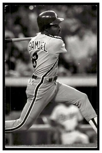Juan Samuel (1984) Philadelphia Phillies Vintage Baseball Postcard Rd1 - Picture 1 of 2