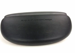 Estuche rígido para gafas de sol Augusto Valentini negro transporte de viaje - Imagen 1 de 11