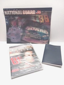 National Guard Dale Earnhardt, Jr. NASCAR 3 Piece Race Fan Lot Driven To Win DVD - Picture 1 of 12