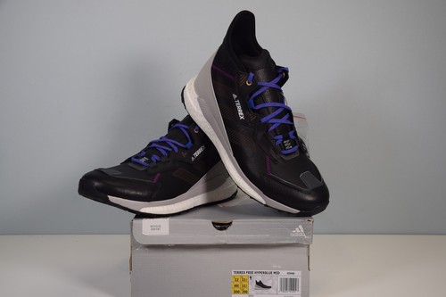 Adidas Terrex Terrex Free Hyperblue Mid Black White taglia 46 5 nuove incl. fattura