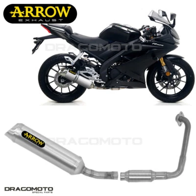 Impianto completo YAMAHA YZF R125 2021 2022 ARROW ALU THUNDER - Immagine 1 di 4