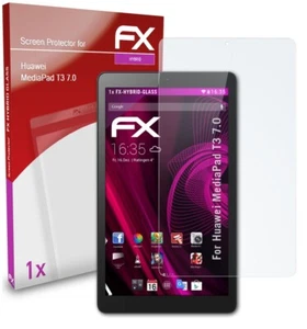 atFoliX Glass Protector for Huawei MediaPad T3 7.0 9H Hybrid-Glass - Picture 1 of 8