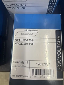 NPODMAWH LITHONIA NLIGHT WIRED AESTHETIC WALLPOD WHITE (CI# 2617W7) GENUINE - Picture 1 of 1