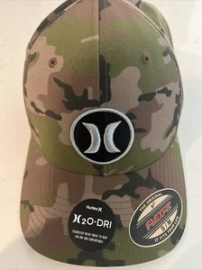 Sombrero Hurley H2O Dri Super Icon Camuflaje Negro Gris Parche S/M Pequeño Mediano - Imagen 1 de 7