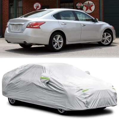 Full Car Cover Outdoor Waterproof Sun Rain Snow Dust Resistant For Nissan Altima Foto 1 de 4