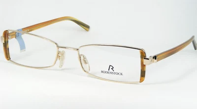 RODENSTOCK R4558 E GOLD EYEGLASSES GLASSES METAL FRAME 4558 49-17-135mm - Image 1 of 4