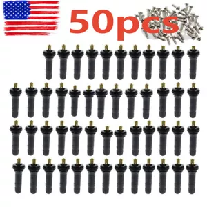 50pcs 508 Rubber Wheel Rim TPMS Tire Pressure Sensor Valve Stem For Chevrolet - Picture 1 of 9