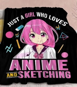 Anime Throw Fleece Blanket 40”X50” New Unopened Item#407 - Picture 1 of 3