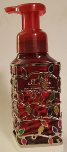 BATH & BODY WORKS METAL CHRISTMAS HOLIDAY LIGHTS FOAMING HANDSOAP SLEEVE - Picture 1 of 8