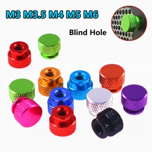 Knurled Thumb Nuts M3 M3.5 M4 M5 M6 Color Aluminum High Type Hand Grip Knobs Nut - Picture 1 of 10