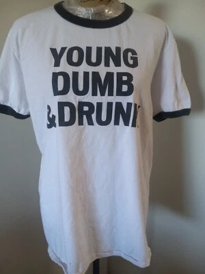 Jessica Hernandez And The Deltas Young Dumb and Drunk Tshirt Large Anvil - Image 1 of 4