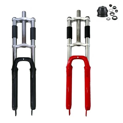 DONSP1986 26" Bicycle Fork w/Headset,  Triple Tree Fork, Suspension Bike Fork - Image 1 of 2