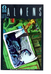 ALIENS #2 DARK HORSE COMICS 1988 NM OB 2nd PRINT SCI-FI HORROR MOVIE VERHEIDEN - Picture 1 of 2