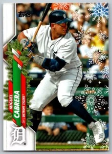 2020 Topps Holiday #HW129a Miguel Cabrera Near Mint Detroit Tigers - Picture 1 of 2