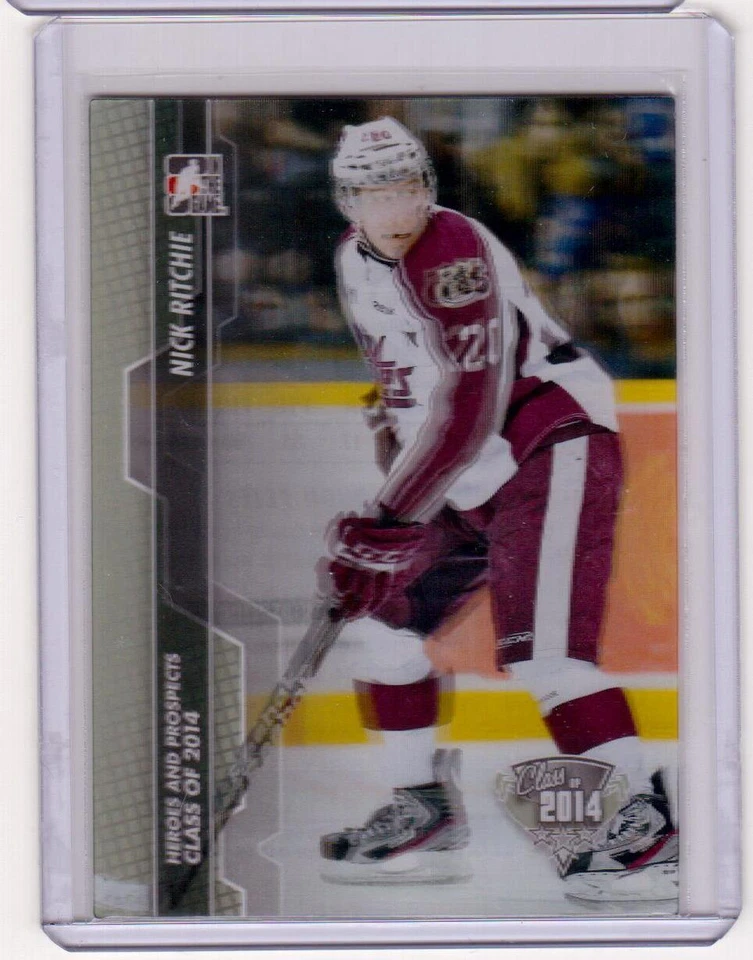 NICK RITCHIE 13/14 ITG H&P Rookie Class of 2014 3-D RC #180 Anaheim Ducks SP - Image 1 of 1