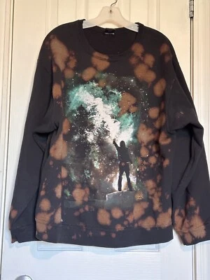 Sudadera Vintage Tony Hawk Cuello Redondo Para Hombre L-XL Pullover Negro Uso Medidas Foto 1 de 4