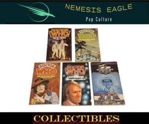 DOCTOR WHO TARGET PAPERBACKS X 5 BRAND NEW - Picture 1 of 7