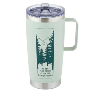 Tumbler with Handle Insulated Stainless Steel Travel Mug, Best View - Pack of 4 - Picture 1 of 3