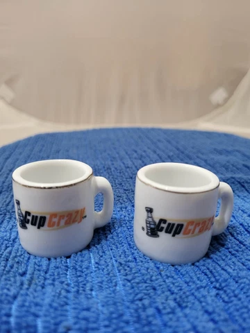 2pcs- 1981 1983 NHL New York Islanders Stanley Cup Champions Mini Cup Crazy Mug Cover