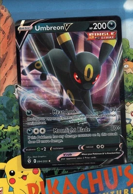 Pokémon TCG Umbreon V 094/203 Swsh07: Evolving Skies Holo NM/M - Image 1 of 2