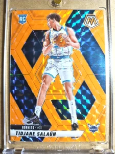 2024-25 Tidjane Salaun Panini Mosaico Novato Naranja Fluorescente Prizm RC/25 🔥🔥 - Imagen 1 de 3