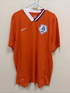 NETHERLAND 2008 2009 NIKE HOME FOOTBALL SOCCER SHIRT JERSEY TRIKOT MAGILA XL - Picture 1 of 3