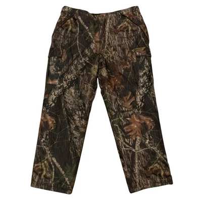 Cabela's Mossy Oak Breakup Camo Dry Plus Insulated Cargo Pants 42 Regular - Image 1 of 4