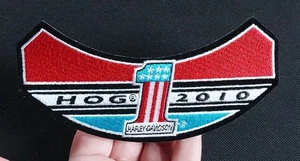 Harley Davidson 2010 HOG #1 bestickt Motorrad Weste Shirt Jacke BIKER PATCH - Bild 1 von 6