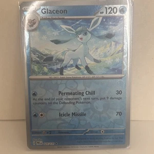 Glaceon Reverse Holo 025/131 Prismatic Evolutions English Pokemon Card - Picture 1 of 2