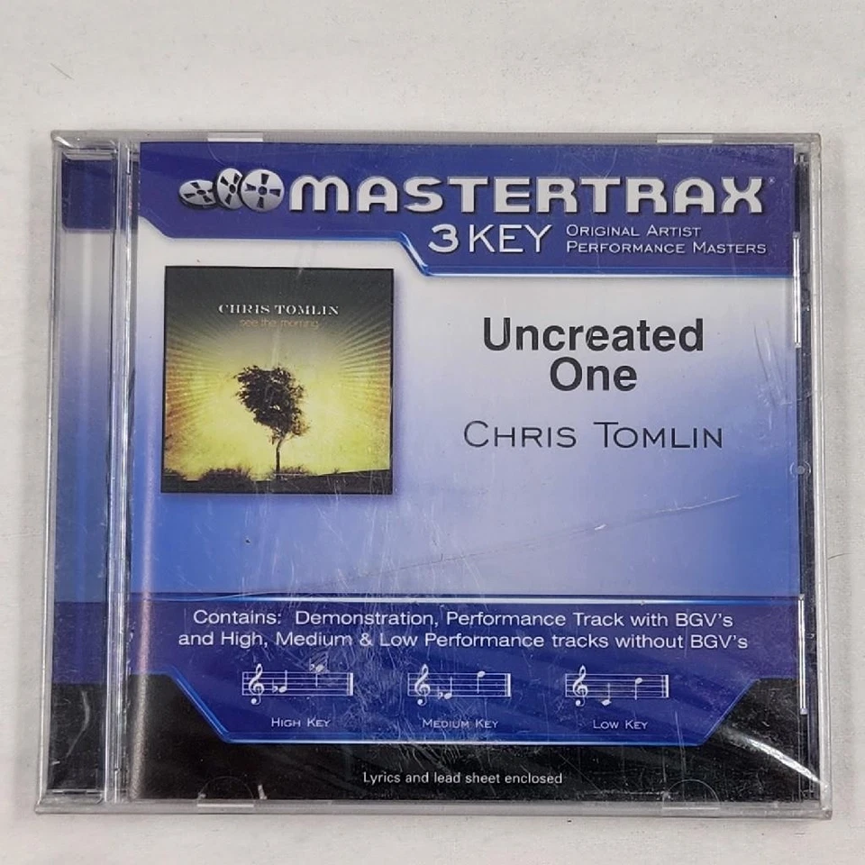 New Sealed Mastertrax 3 Key CD : Uncreated One by Chris Tomlin Foto 1 de 4