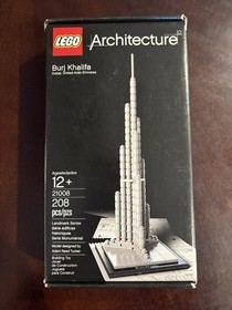 Lego Architecture Burj Khalifa 21031 Preowned With Manual And All Pieces