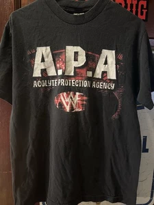 APA Acolyte Protection Agency Cause We Want Beer Money T-Shirt Vintage Medium - Bild 1 von 9
