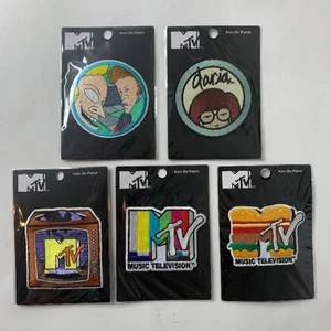 MTV Iron on Loungefly Patches Lot of 5 Daria Beavis and Butthead Logo SEALED - Picture 1 of 6