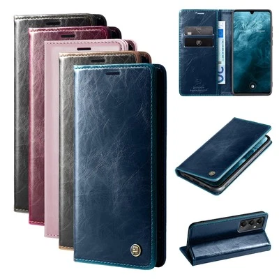 PHASE9 TEC-EXPERT Handy Hülle für Samsung Galaxy A34 5G Klapphülle Case Displayglas RFID Magneten