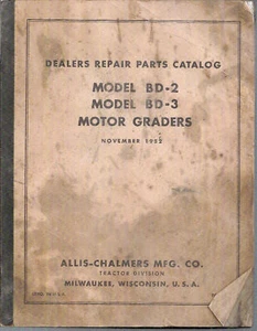 Piezas de reparación de motoniveladora modelo BD2 y BD3 - Imagen 1 de 1