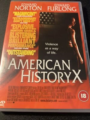 American History X DVD (1999) Edward Norton, Edward Furlong - Image 1 of 2